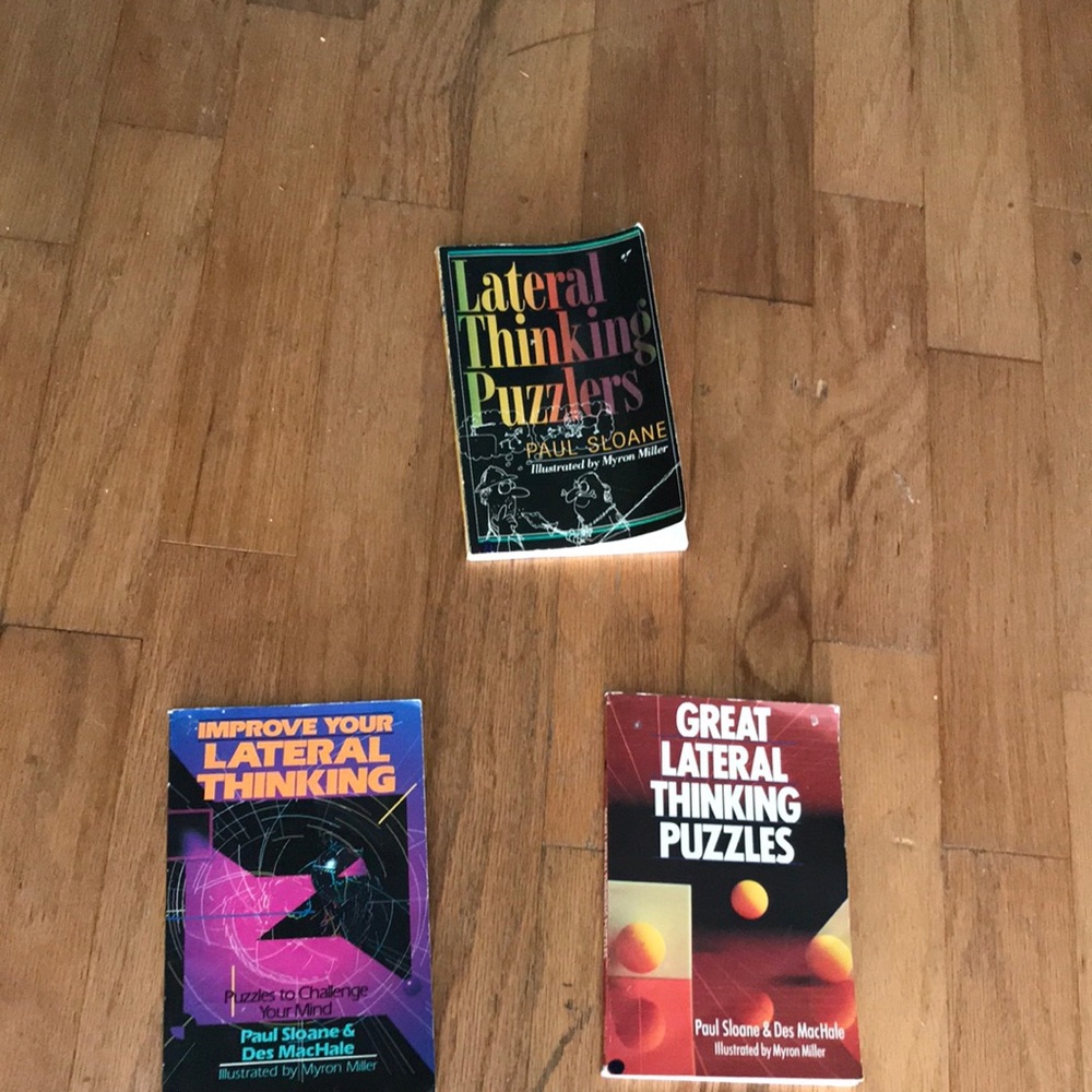 Lateral thinking puzzle books